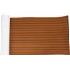 Wisteriariy Rivestimento per barche in schiuma EVA, 240 x 90 cm, autoadesivo, in finto teak, antiscivolo, 6 mm, per barche, tavole da surf, nuoto, RV (marrone)