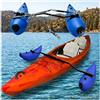 VSAQLNWZ Stabilizzatori per canoa, lunghezza del braccio regolabile, kit stabilizzatore per canoa, facile da installare, adatto per kayak o barche con fori, bianco