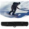 FACAIIO Custodia protettiva in neoprene per snowboard, fodera elastica morbida e spessa, con manico, custodia per sci, colore nero