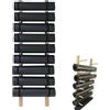 WHIPIN Supporto porta-rulli in legno per foam roller, supporto porta-rulli a 6/9 ripiani da parete, supporto per tappetino da pilates di grande capacità per palestra, per studio yoga, palestra(9 Layers)