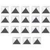 Qomcsrl 18 Pezzi Snowboard Stomp Pad Snowboard Grip Stomp Pad Antiscivolo Snowboard Step Pad Snow Board Mat