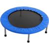Generic Trampolino da rimbalzo per adulti, per allenamento fitness e salto compatto, sistema di corda elastica coperta, perfetto per esercizi cardio, 90 x 25 cm