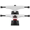 Tbest Camion da 8.25,2 Pezzi 5 Pollici in Lega di Alluminio e Magnesio Professionale Bridge Skate Board Bracke Bianco