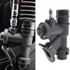 Violiica Scuba Diving K-Valve Valvola di Scarico Bassa Pressione per Gonfiatore BCD, Ottone Nylon per Tubo in Acciaio Inox 1 Pollice, Nero