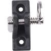 Beavorty Kit di Accessori per Barca Cerniera per Copertura in Metallo Inossidabile Nero, Facile da Installare e Resistente, per Tende da Sole su Barche Marine