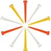 QLECXZI Accessori per Mazze da Golf migliorati Confezione Rinforzata Multicolore Facile Posizionamento Tee da Golf in plastica PE Resistente Tee in plastica PE Personalizzati
