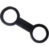 Buxuaaaa Silicone Snorkels Strap Keeper Retainer Clip Keeper Respirazione Tubo ARA Immersione Tubo Titolare Facile da Usare Diving Holder Clip di fermo