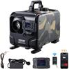 VEVOR Riscaldatore d'Aria Diesel 5-8KW, 12V/24V, con Controllo APP Bluetooth, Telecomando e Schermo di Visualizzazione, Allarme CO, Riscaldatore Diesel a Riscaldamento Portatile per Veicoli e Garage