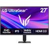 LG 27G411A-B Monitor PC 68,6 cm [27] 1920 x 1080 Pixel Full HD LCD Nero (LG UltraGear 27G411A-B - G411A Series - LED monitor - gaming - 27 - 1920 x 1080 Full HD [1080p] @ 120 Hz - IPS - 250 cd/m? - 1