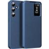 Nshkeji Cover per Samsung Galaxy S25 Plus Custodia a Libro Portafoglio Pelle Flip Carta Fessura Con Finestra di Visione Notifiche e Porta Carte Cover Antiurto Custodia per Samsung S25 Plus 5G Case