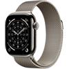 Apple Watch Series 11 GPS + Cellular 42mm Cassa Titanio con Loop in maglia Milanese"