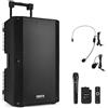 Vonyx VSA700-BP Port.System 15″HH+BP UHF