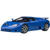 AUTOart 1/18 Bugatti EB110 SS modellino auto pressofuso blu francese 70917