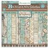 Blocco di Carte Scrap Backgrounds Symphony cm 20 x 20