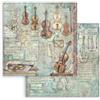 Carta Scrap Symphony violino Stamperia