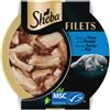 Sheba Filets con pollo e tonno in salsa cibo umido per gatti (vaschette 60 g) 16 x 60 g