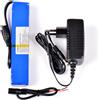 PACCO BATTERIA LITIO 24 VOLT 2100mAh 2,1Ah 24V RICARICABILE 147x32x28mm E1B5