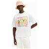 Desigual TS_Jude, 1000 Blanco, XL, Bianco, XL