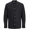JACK & JONES Camicia nera da uomo Summers, Nero , L