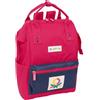 safta BENETTON CHERRY - Zaino per bambini con manici per laptop fino a 13, per laptop, ideale per giovani di diverse età, comodo e versatile, qualità e resistenza, 27 x 19 x 40 cm, Ciliegia/Marino, M,