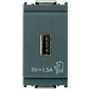 VIMAR UnitÃ Alimentazione USB 5V 1,5A Grigio - SKU 16292, Design Elegante e CompatibilitÃ Universale