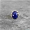 Blu Lapislazzuli Gemma 925 Argento Sterling Artigianale Anello Tutte le Misure
