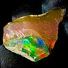 OPAL EMPIRE Opale Naturale Grezzo Etiopia Nero Fire Opal 7.90Ct 21x13 mm 1pz