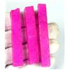180 Ct Di Zaffiro Rosa Naturale Fetta Grezza 3 Pz Lotto AD20 Offerte Festive