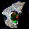 OPAL EMPIRE Opale Naturale, Opale Nero Fuoco Grezzo, Opale Etiopico Grezzo 15.5Ct 20x15 Mm