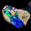 OPAL EMPIRE Gemma Opale Naturale Nera Etiopica Grezza Fire Opal 11 Ct 20x12 mm