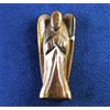 91.75 CT Naturale Giallo Occhio di Tigre Gemma 50 X 22 MM Angelo Statuetta
