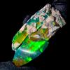 OPAL EMPIRE Etiope Fire Opal rough , Naturale black Crudo, gemstone 10.5Ct 25x10 MM
