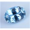 Gemsmyriad 9.70 CT Naturale Namibia Jeremejevite Perfetto Certificato Taglio Ovale Loose