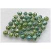 NATURAL ROSE CUT DIAMONDS Rondelle Sferiche Naturali In Diamante Lotto 3.5-4.0MM Verde Forato Scegli Lotto