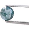 NATURAL ROSE CUT DIAMONDS Diamante Naturale Taglio Portoghese Fancy Blu Ovale 0.27 ct