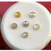 NATURAL ROSE CUT DIAMONDS 0,24 Ct Diamante Naturale Taglio Rosa Forma Rotonda Sciolto Per Regalo Di Natale