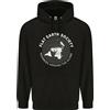 lovetshirts Felpa Da Uomo Del Flat Earth Society Con L'80% Di Cotone