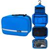 Boic Beauty Case Da Viaggio, Borsa Da Toilette Per Donna Uomo, Necessaire Da Appendere Beauty Case Viaggio Impermeabile Trousse Trucchi Per Essenziali, Trucco, Shampoo Rosa, L (Blu)