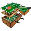 SPORT ONE Sport1 Multigioco Mini Calcetto + Biliardo 6 in 1 da Tavolo