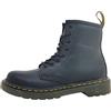 Dr. Martens Delaney Black Softy, Scarpe Brogue Stringate Unisex - Bambini, Nero, 30