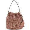 GUESS borsa a tracolla borsetta Ofelia Top Handle Bucket Coral Pink rosa antico