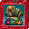 HEYE, Easy Chair, Relax!, Puzzle da 1000 Pezzi, Puzzle artistici, favorisce la concentrazione, Giochi di Puzzle IQ, Perfetto per Il Tappetino Puzzle, Dimensioni piegate: 50 x 70 cm