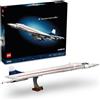 LEGO, LEGO ICONS LEGO ICONS 10318 CONCORDE KIT MODELLISMO DA COSTRUIRE PER ADULTI, ICONICO MODELLINO DI AEREO PASSEGGERI, REGALO UOMO O DONNA