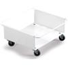 DURABLE Carrello per DURABIN® 90L quadrato, Bianco, 1801668010