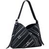 Desigual borsa a tracolla Fibonacci Buxton Shoulder Bag Black nero