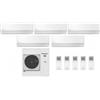 Panasonic Climatizzatore Panasonic Penta Split R32 Multi Tz 9+9+12+12+18 Btu Cu-5z90tbe A+++/A++ Wi-Fi