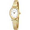 BOFAN Piccolo orologio da polso da donna, al quarzo, facile da leggere, con cinturino in acciaio inox, impermeabile., Oro, 6.10in-6.89in