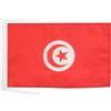 AZ FLAG Bandiera Tunisia 45x30 cm Tunisina Poliestere 100D Cordini | Uso interno ed esterno bandiera decorativa تونس doppie cuciture e bordi rinforzati
