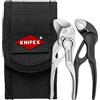 KNIPEX Mini set pinze XS nella tasca portautensili per cintura 1 x 87 00 100, 1 x 86 04 100 150 mm, 00 20 72 V04 XS