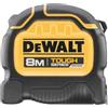 DEWALT Flexómetro DW PRO 8m x 32mm. Gancho True Zero que proporciona una medición precisa interna y externa per professionisti e fai da te, per fissaggi sicuri e affidabili, 32mm